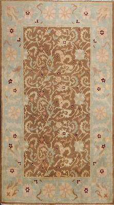 Floral Vegetable Dye Hand-knotted Oushak Egyptain Oriental Area Rug 5'x8' Carpet