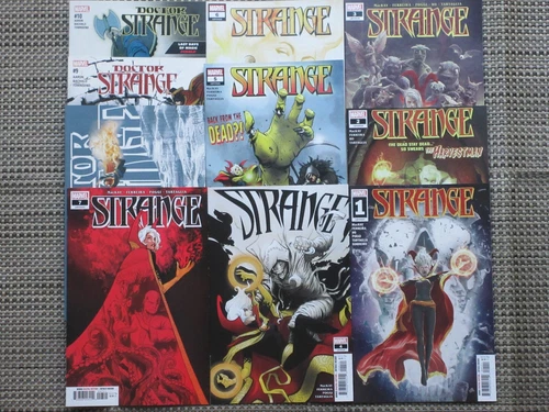 Marvel Comics Strange Comic Book Run 1-7 lot of 10 Doctor Strange 8-10 lot