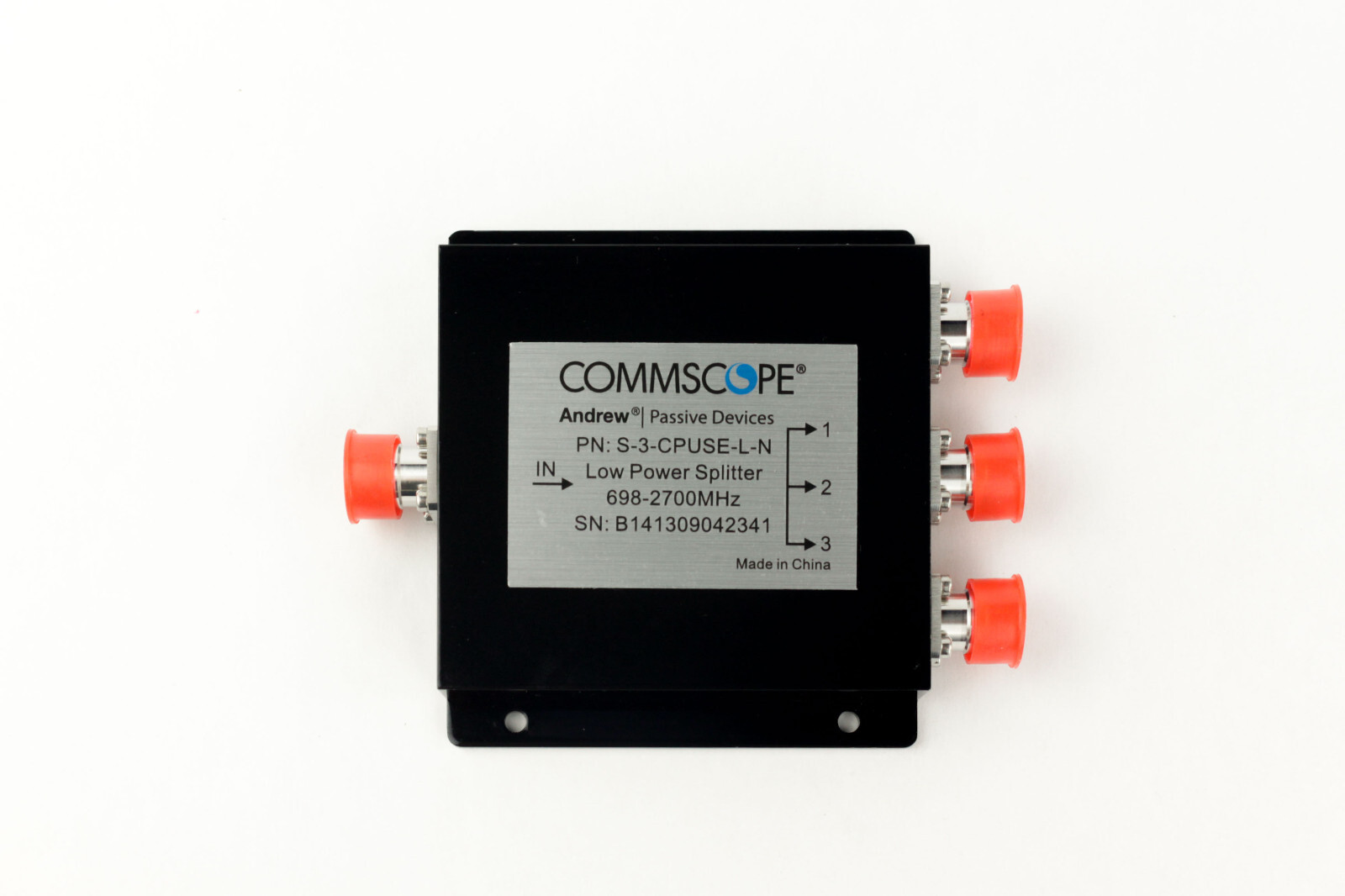 S-3-CPUSE-L-N splitter N type 555–2700 MHz
