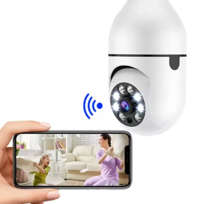 TELECAMERA IP LAMPADINA DA INTERNO 360 GRADI WIRELESS E27 PTZ Videosorveglianza 86866508 TELECAMERA IP LAMPADINA DA INTERNO 360 GRADI WIRELESS E27 PTZ Videosorveglianza 86866508