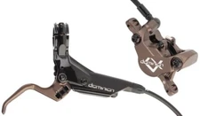 Hayes Dominion A2 SFL Disc Brake Lever - Front Hydraulic Post Mount BLK/Bronze