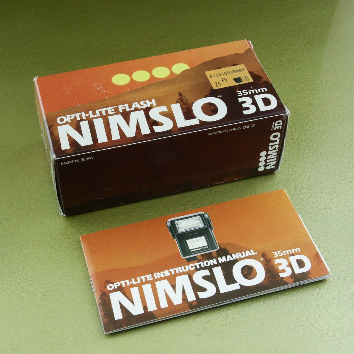 NIMSLO 3D ステレオカメラ 専用ストロボ付き NIMSLO 3D Stereo Camera (UK) - - vintage – 3Dstereo.com