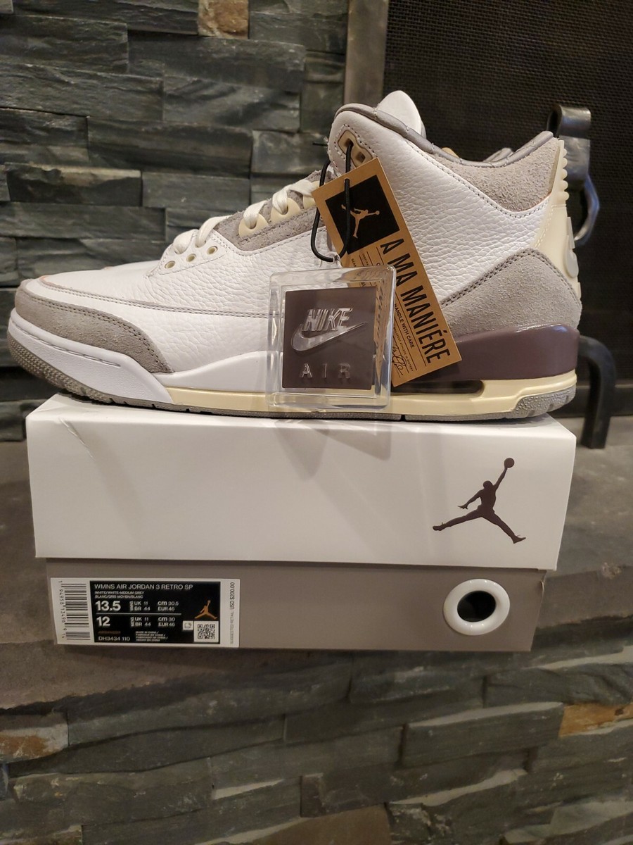 Nike Jordan III 3 A Ma Maniere Size 13.5 W 12 M DEADSTOCK | eBay