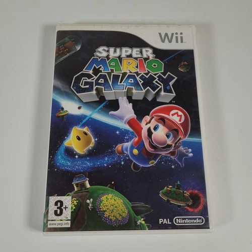 Super Mario Galaxy Nintendo Wii Video Game Manual PAL