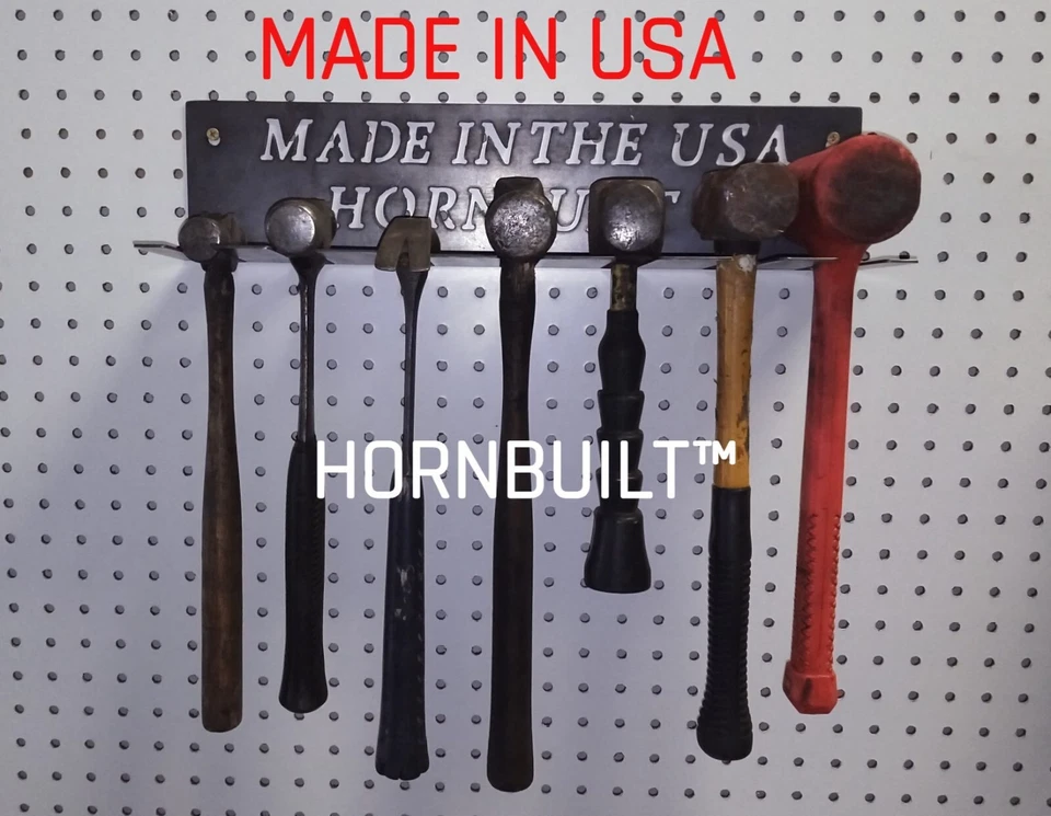 Hammer Storage Rack - Wall mount - Made in the USA Hornbuilt - Image 3 of 4