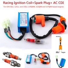 High Performance Racing Ignition Coil+Spark Plug+AC CDI For GY6 50cc 125cc 150cc