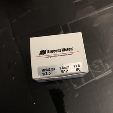 NIB Arecont Vision MPM 2.8A 2.8mm IR Lens
