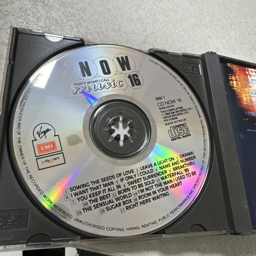 NOW Thats What I Call Music 16 (1989) UK Release 2xCD - Picture 3 of 7