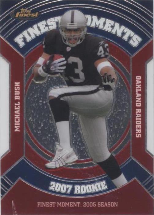 2007 Topps Finest Michael Bush #RFM-MB - 1 of 2