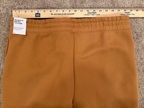 Nike Women's Sportswear Tech Fleece Mid-Rise Jogger Sweat Pants New XL Flax Tan - Picture 9 of 11