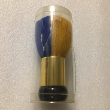 Vtg Neck Duster Barber Brush Hair Cut Hairdressing Salon Stylist Tool Blue Gold