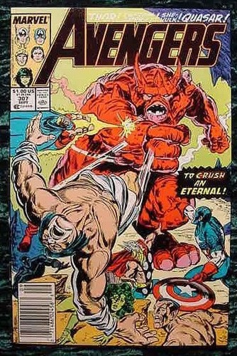 Cómic Marvel Avengers 307 casi nuevo 1989