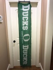University of Oregon Ducks Women's Scarf Size 76x16" Sheer NCAA RARE