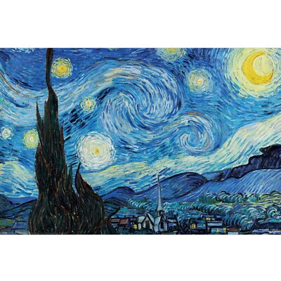Poster VINCENT VAN GOGH - Starry Night 91,5x61cm  NEU  56338 py