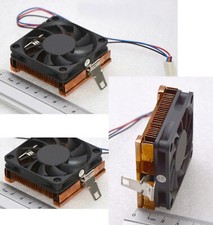 Massive Copper Cooler Socket 370 7 Pentium III Only 22 mm Flat Fan New