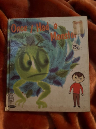 Once I Had a Monster (1969) Whitman Tell-A-Tale Book Ann Hellie, Bill Rutherford