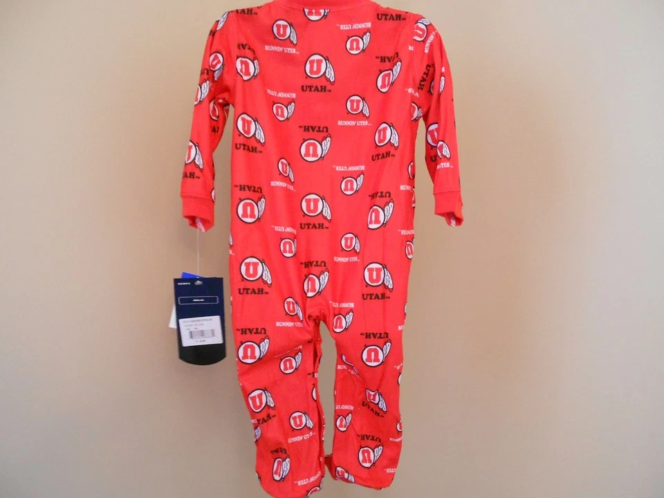 NUEVO Pijama Adidas University of Utah Utes Niño 12-18-24 Meses $18 Foto 3 de 4