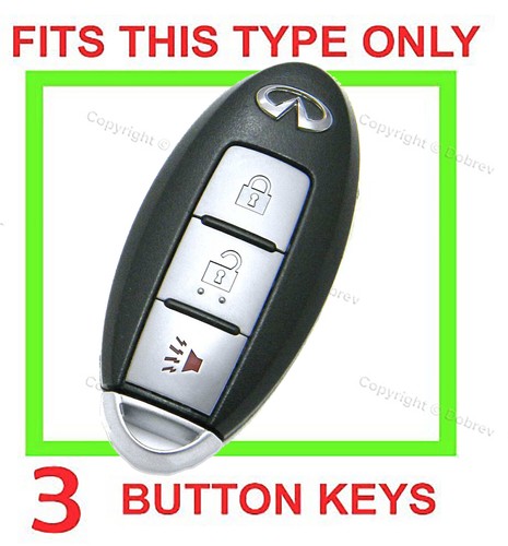 3B Silicone Case Protector Entry Fob Cover for Infiniti QX50 EX37 FX50 Smart Key - Picture 2 of 23