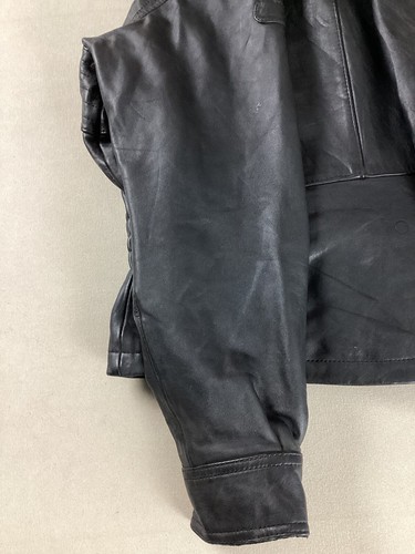 Vintage Hein Gericke Leather Biker Jacket Motorcycle Jacket Black Size M - Picture 16 of 19