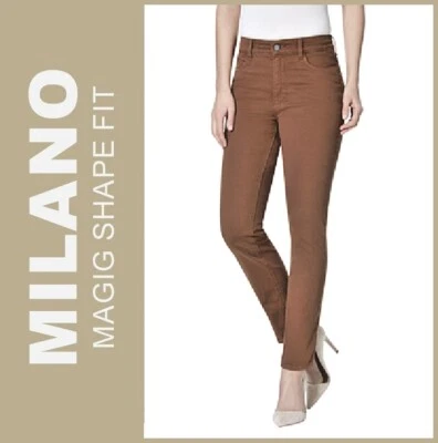 STOOKER MILANO | cognac | WOMEN 5-Pocket Denim Jeans | Magic Shape Fit