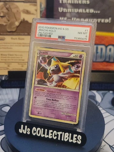 2010 Pokemon Jirachi Holo 1/95 Unleashed PSA 8 CGC BGS