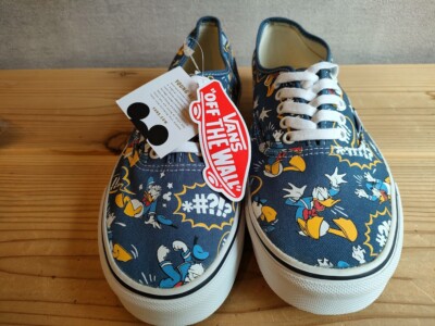 VANS×Disney Sneaker Donald Duck Limited Shoes Blue Men's Size US