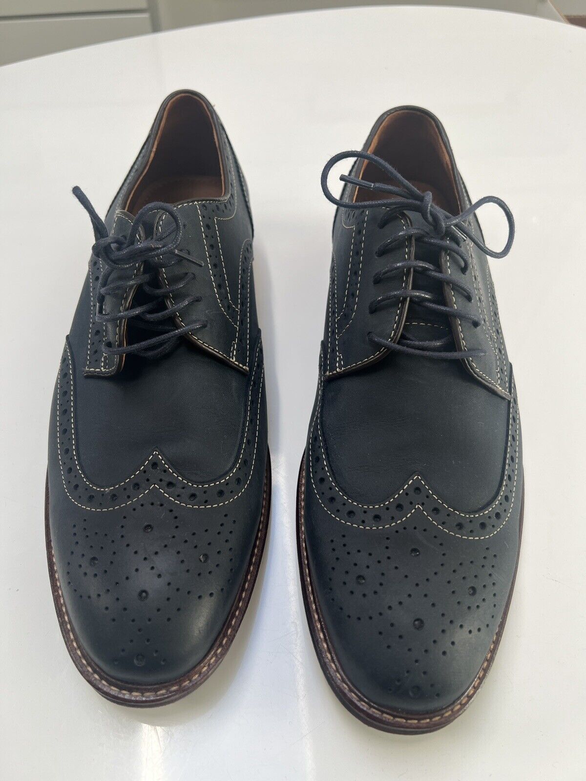 Johnson & Murphy Oxford Wingtip Shoes Mens 11M Na… - image 2