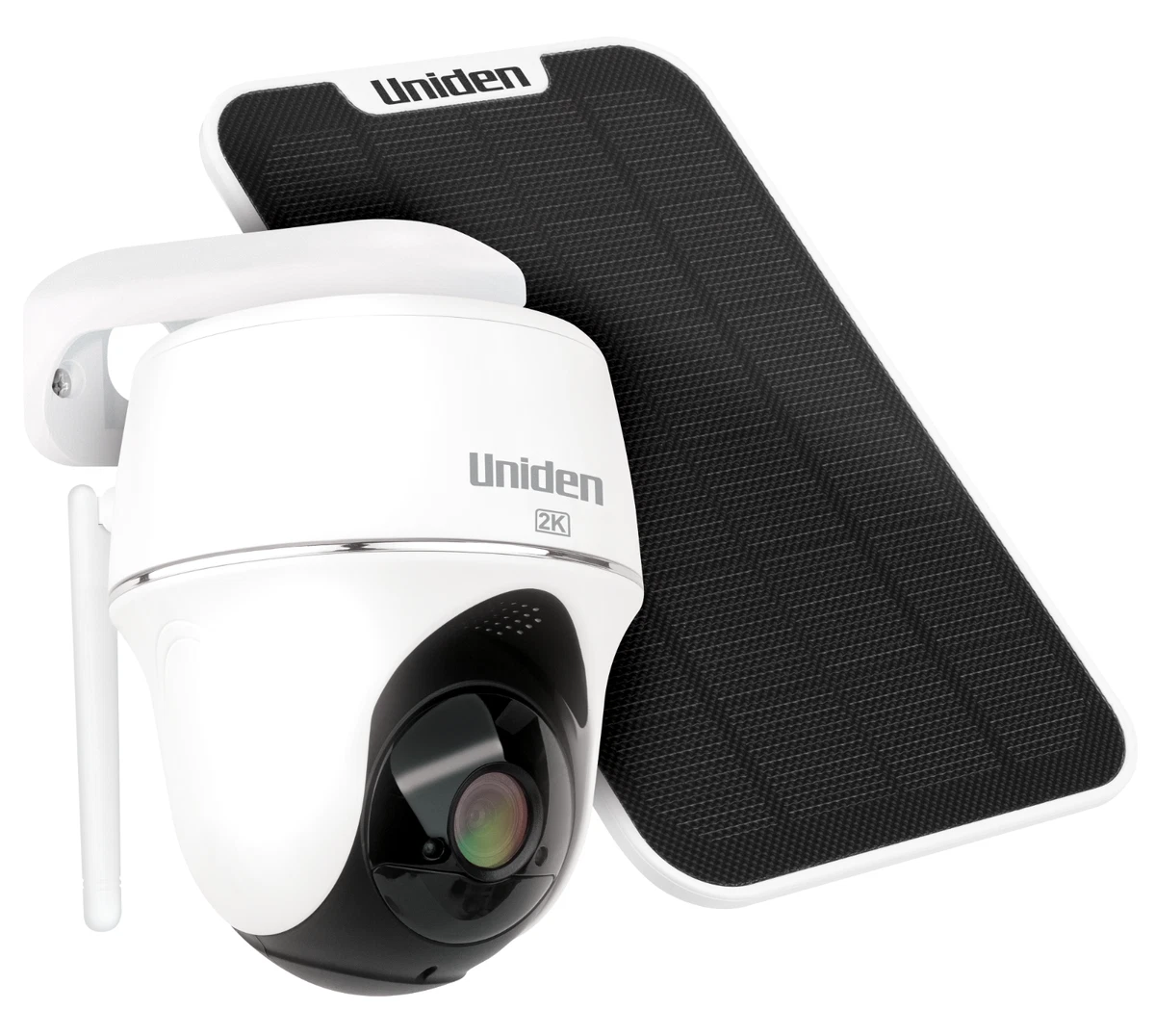 Uniden Guardian App Cam Solo PT 2K Solar Panel Kit 100 Wirefree Pan Tilt