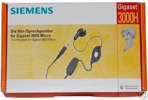 Siemens Headset / Gigaset Kopfhörer für Analog Telefone - Gigaset 3000H Headset