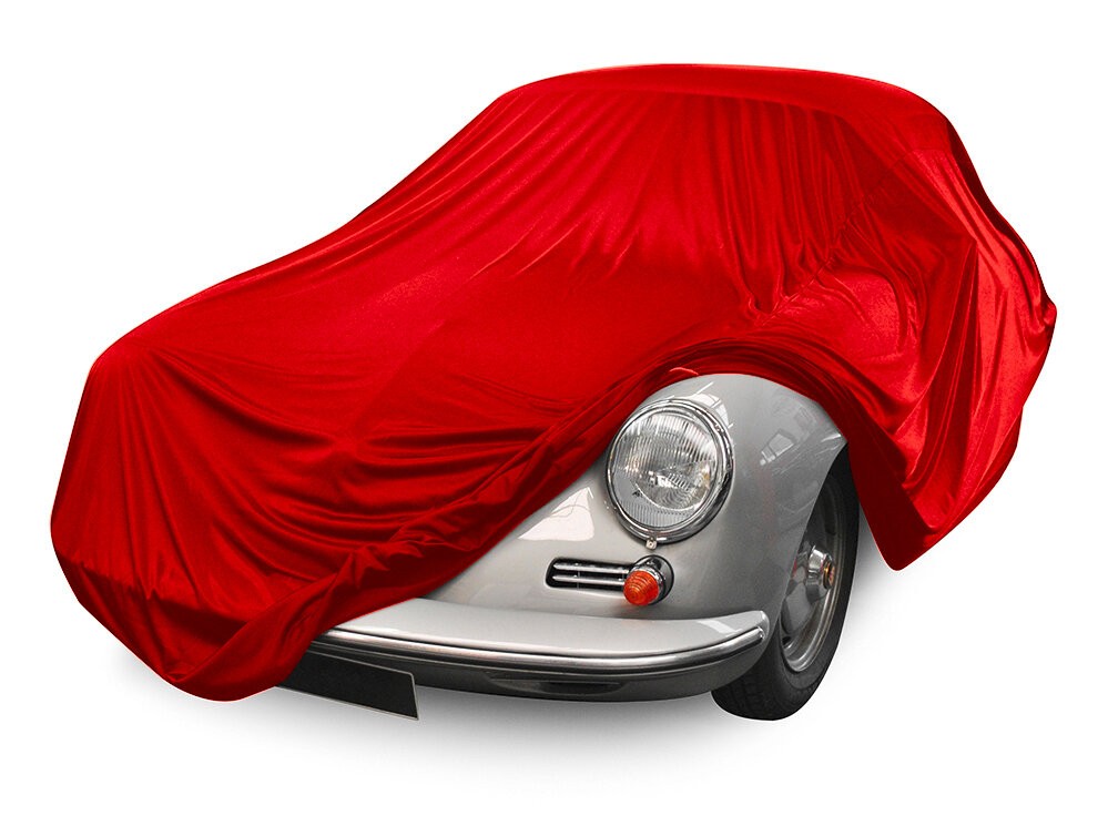 Bâche de protection intérieure Coverlux rouge semi-sur-mesure pour cabriolet Mazda MX-5