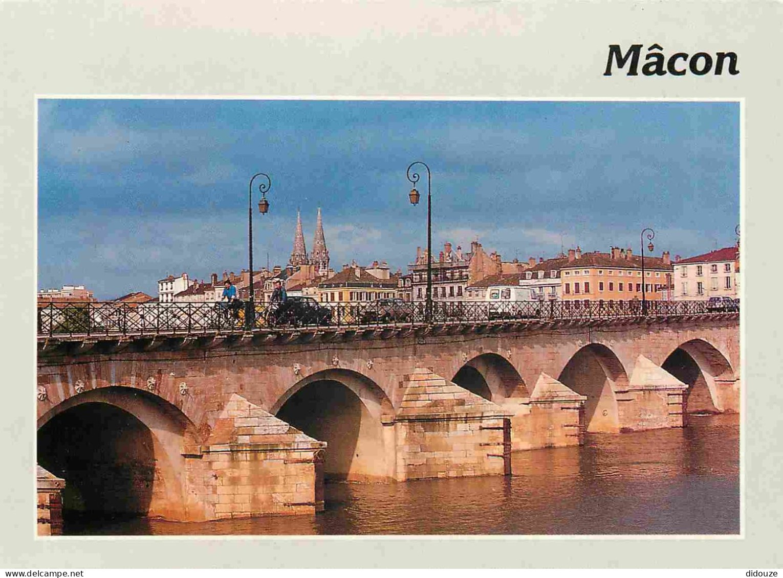 Postcard - 71 - Macon - La Saone et le Pont Saint Laurent - CPM - See Scan