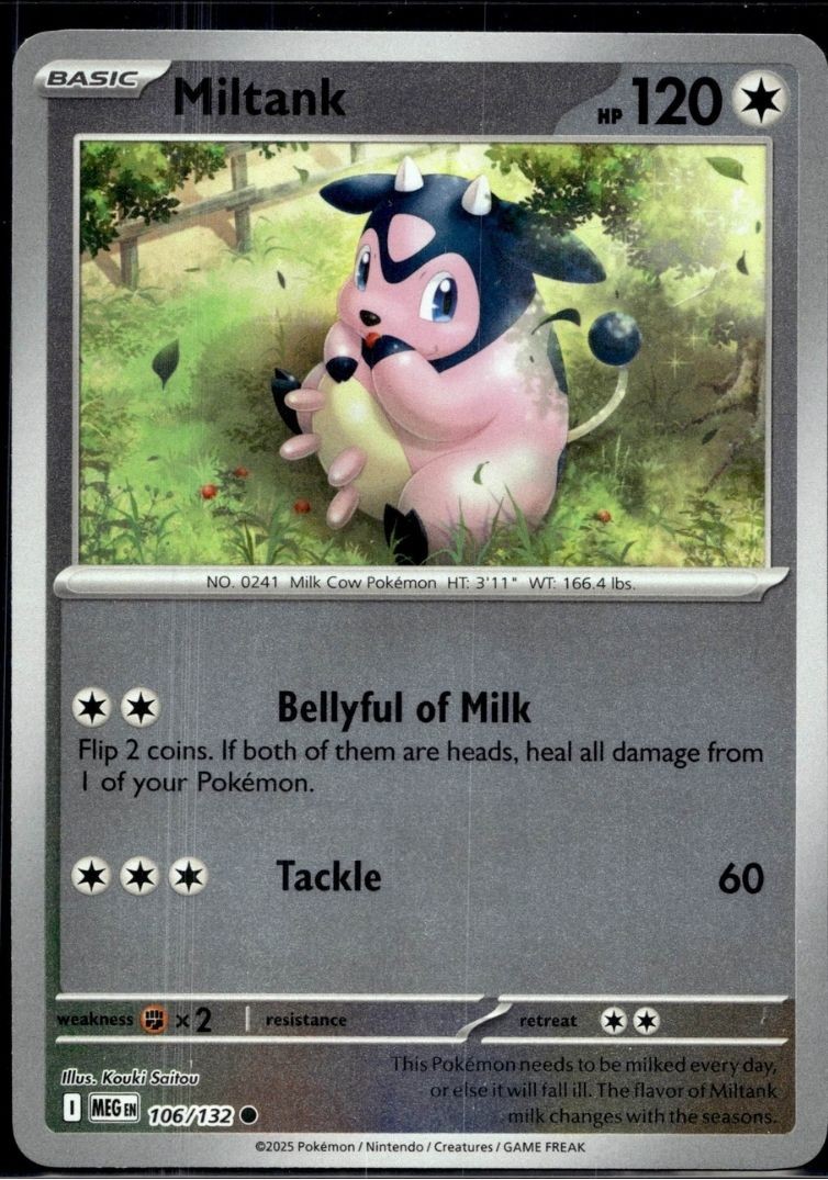 Miltank Common ME01: Mega Evolution 106/132 NM