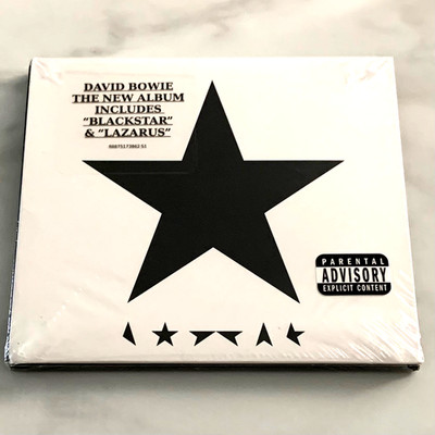 David Bowie Blackstar 2016 CD Album Sony DADC Art Rock Experimental NEW SEALED M