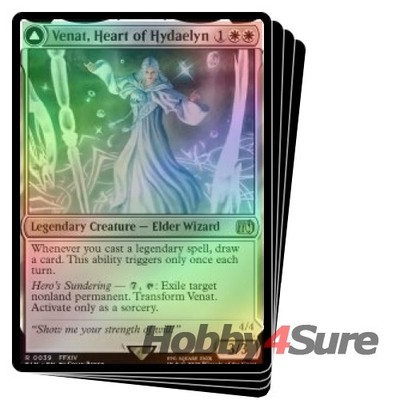 Foil Venat, Heart Of Hydaelyn X4 M/NM Magic: The Gathering MTG
