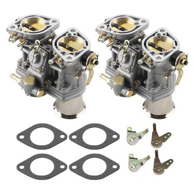 2× Vergaser Carburetor Mit AIR HORN for Volkswagen Bug Beetle
