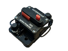 30A Wasserdicht KFZ Leitungsschutzschalter 12V/24V Manuell Reset Zündung Protecte