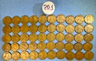 1920-S Lincoln Cent - Wheat Penny - San Francisco - Circulated Roll