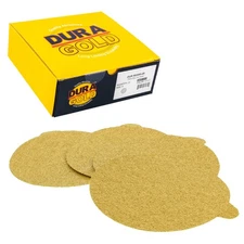 Dura-Gold 60 Grit - 6" PSA Stickyback DA Sandpaper Sanding Discs Box 25