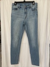 Old Navy Super Skinny Jeans High Rise Light Wash Stretch Women  s Size 8