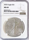 2025 American Silver Eagle - NGC MS69