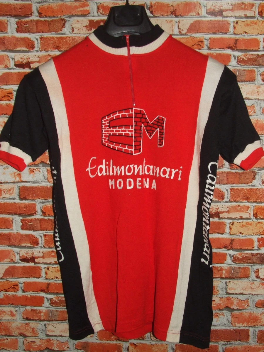 Maillot Cyclisme Vintage Equipe De France - Laine Mélangée - Taille S - Demi-zip