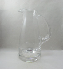Vintage Royal Doulton Crystal Glass Jug, Polished pontil, etched mark, 17cm(H)
