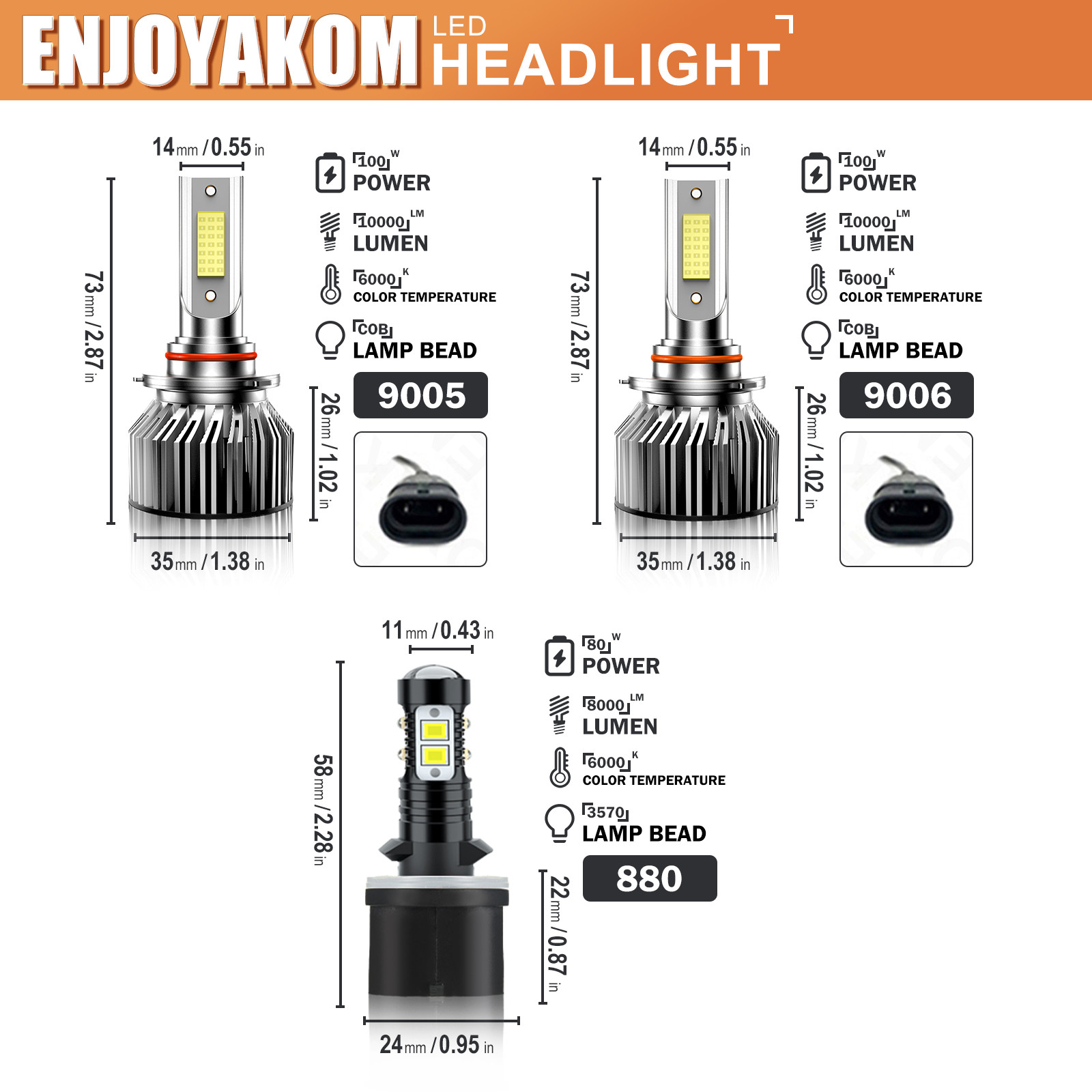 For Chevy Suburban 2500 2000-2006 LED Headlight Hi/Low Fog Light Bulbs Combo Kit