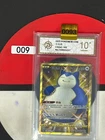 Grade10Pokemon Simplified Chinese Card Sword Shield CS2aC-142 UR Gold Snorlax