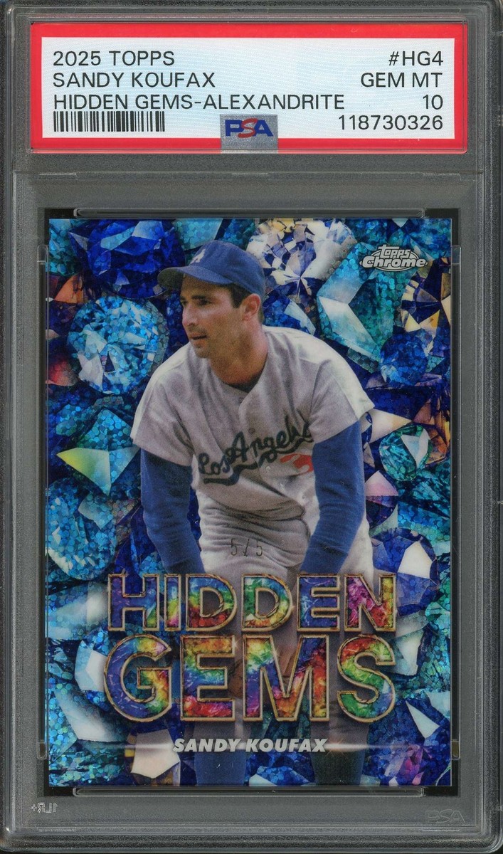 Topps Chrome Sandy Koufax HIDDEN GEMS 【公式通販】