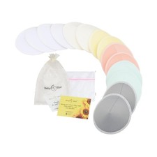 Organic Nursing Pads - 14 Washable Viscose Derived from Bamboo ... FAST USA SHIP