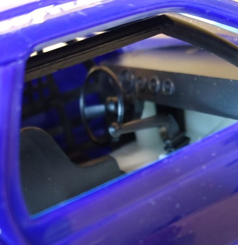 Plastic 1:24 scale IROC Racing Dodge Daytona in Blue by Design Technology Inc. - Picture 8 of 22