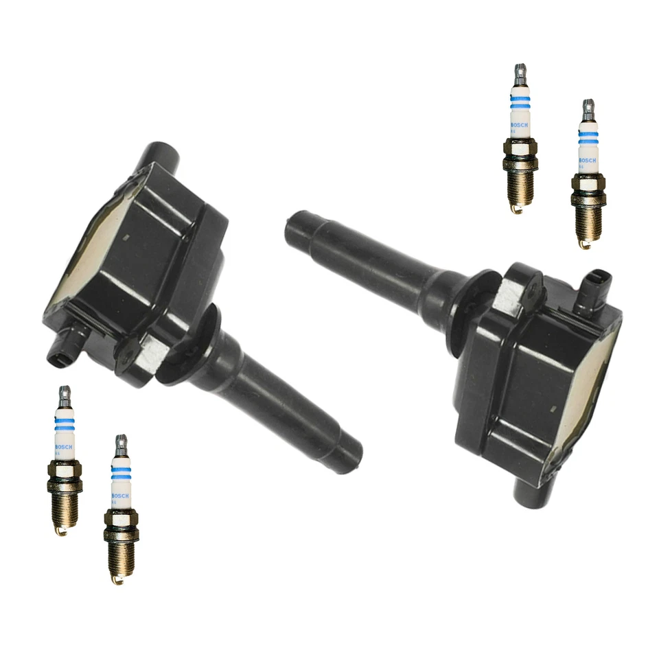 Bobina de encendido y bujía Bosch Platinum 6 piezas para Kia Spectra 1,8 L 00-04 Foto 2 de 4