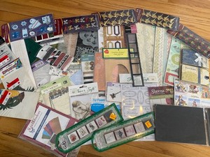 HUGE LOT of Decorative Scrapbooking | Cardmaking - Misc. (40 pieces)