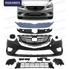 Front Bumper Cover Grille Grill Bracket Assembly For 2014-2017 Mazda 6 Mazda6